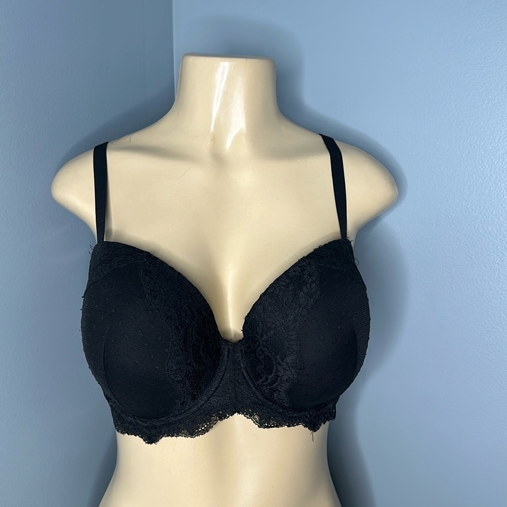 Victoria Secret Dream Angels lined Demi 34 DD black color